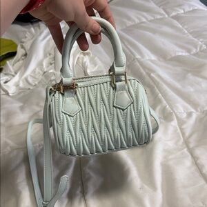 Forever 21 Mint Quilted Mini Bag